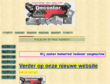 Tablet Screenshot of natuursteendecoster.be